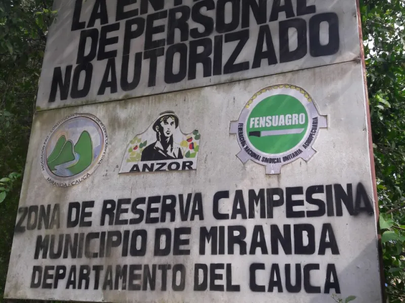 Ingreso en La Elvira Miranda Cauca