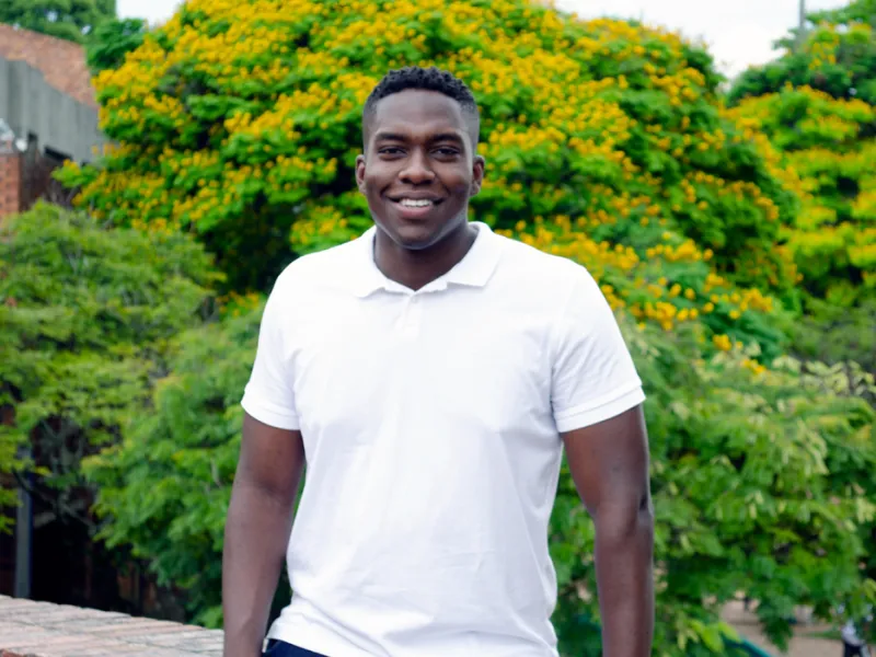 Sebastián Cuesta, estudiante de Ingeniería Civil